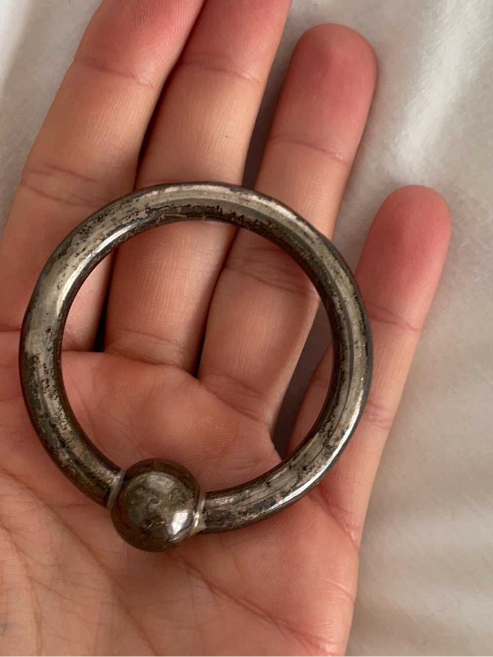 Vintage Tiffany & Co. Sterling Silver 925 Baby Rattle / Teething Ring